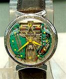 Accutron 214 Space -Bowtie SS yellow marks/hands