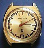 Accutron 2181 - Gold Dial-date @6