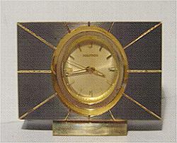 Accutron Brass Mini Clock Stock# 802c