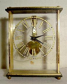 Bulova Brass 8 Day Carriage Clock Stock# 804c